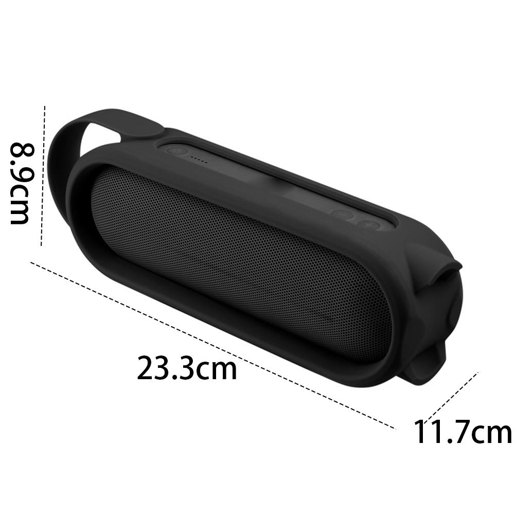 Silicone Case Shockproof Travel Carrying Case Silicone Protective Pouch Audio Holders for Beats Pill+ Portable Wireless Speaker