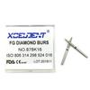 10Pcs Dental Diamond Burs Drill  for High Speed Handpiece Medium FG 1.6mm Dentist Tools Dentistry Lab 878K16
