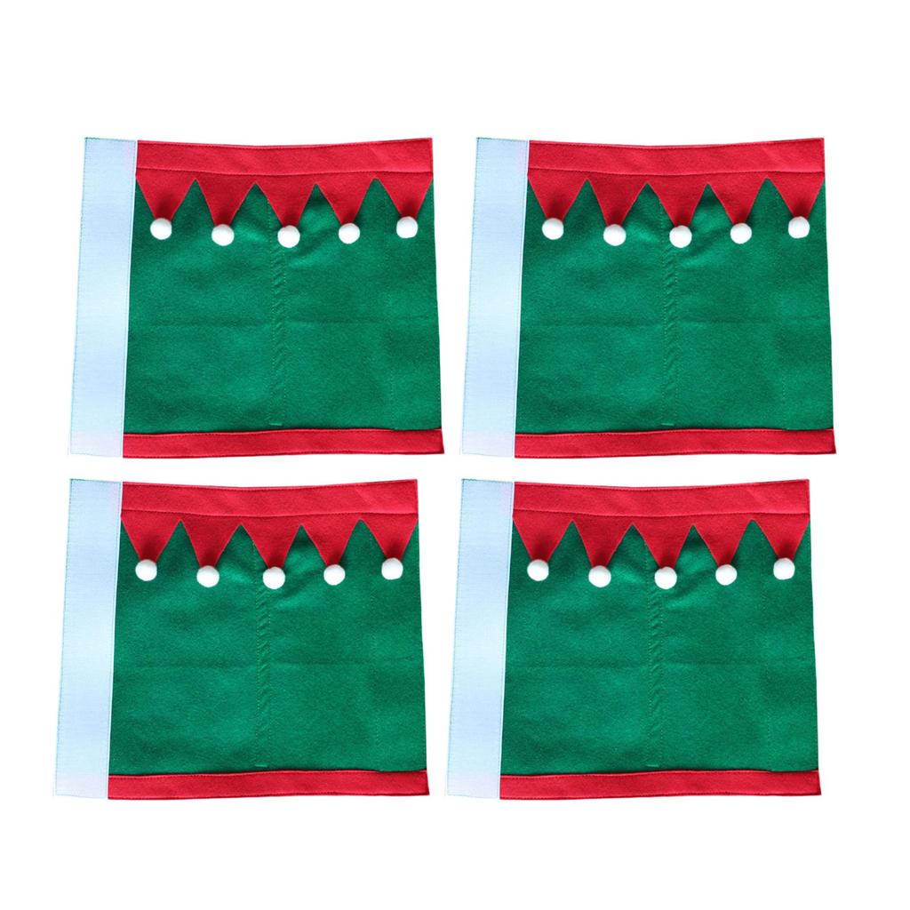 Horse Leg Wraps Christmas Style Polyester Breathable Festive Decor for Winter Equestrian Accessories