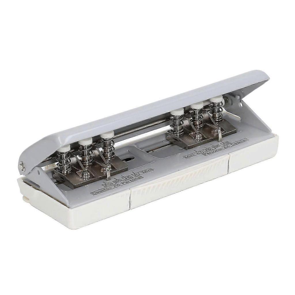 2025 Latest Model 6 Hole Paper Puncher 10 Sheet Capacity Adjustable Center