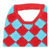 Marni Letter Patch Geometric Pattern Design Acrylic Tote Bag Kids bags Red Blue M00995M00RP0M430