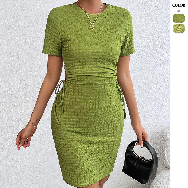 Summer Women's Fashion Casual Sexy Priority Straps Skinny Buttocks Dress Women
