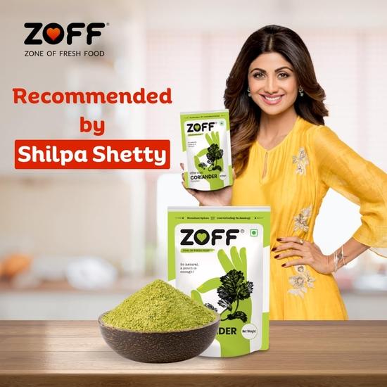 Zoff Coriander Powder | Quality Dhaniya Powder,from Farm Picked Fresh Coriander Seeds | Pack of 4 | Net Weight - 2kg