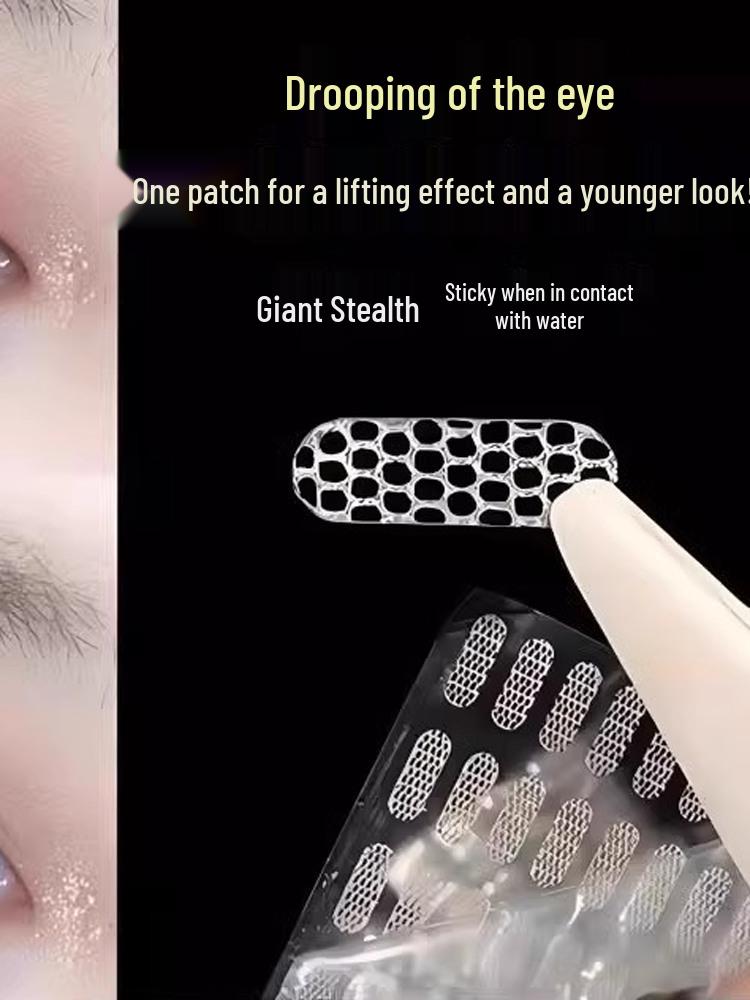 Ultra-Thin Lace Eyelid Stickers: Invisible, Breathable, for Natural Inner Double Eyelids & Puffy Eyes