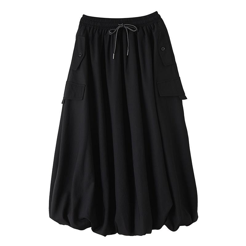 Plus Size High Waist Vintage Summer Casual Loose Long for Woman Skirts Womens Skirt