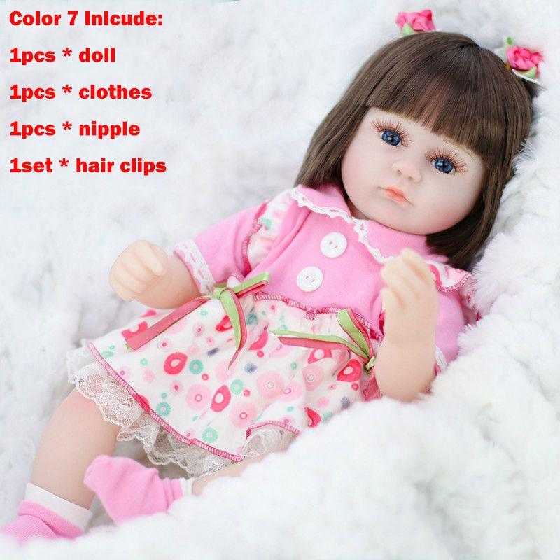 Adorable Reborn Baby Doll 42cm Lifelike Toddler Toy For Girls Ideal Gift