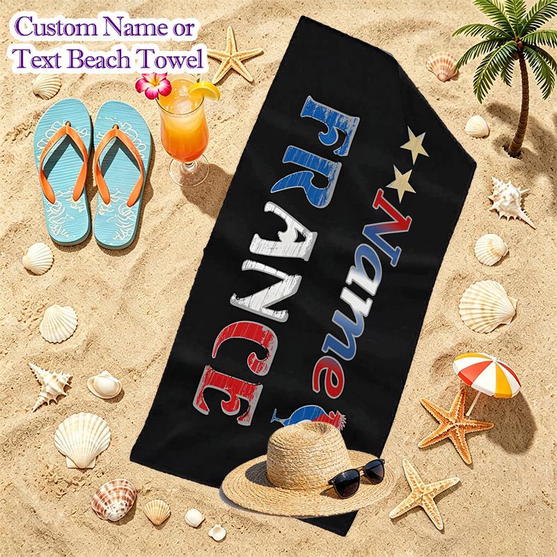 France national football team (8) Beach Towel, A Must-have for Any Perfect Trip, Perfect Birthday, Holiday Gift For Family and Friends