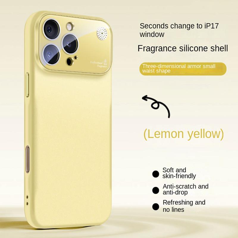New Fragrance Liquid Silicone Phone Case For iPhone 16 15 14 13 12 11 Pro Max Plus Full Lens Protection Soft Shockproof Cover