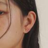 [Silver] Very Tini Heart Earrings