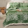 4-Layer Cotton Gauze Jacquard Tassel Blanket - Soft, Breathable, Washable Sofa Throw