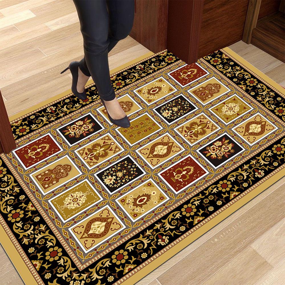 European Style Carpet Floor Mat Wear Resistant Bedroom Entrance French Floor Mat
