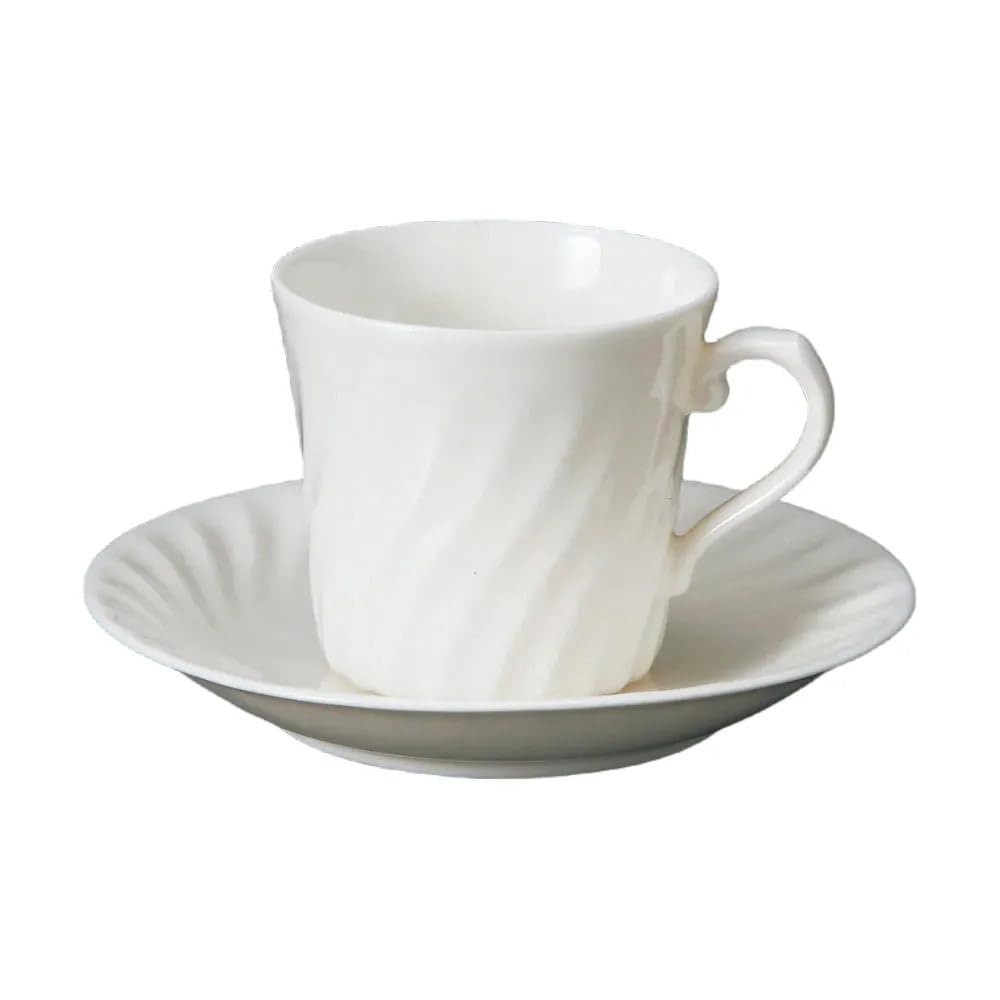 

NB86119 Thin Coffee Cup Saucer x x x 2 cm & [9.5 7.4 6.8 cm, 13.7 (180cc)]