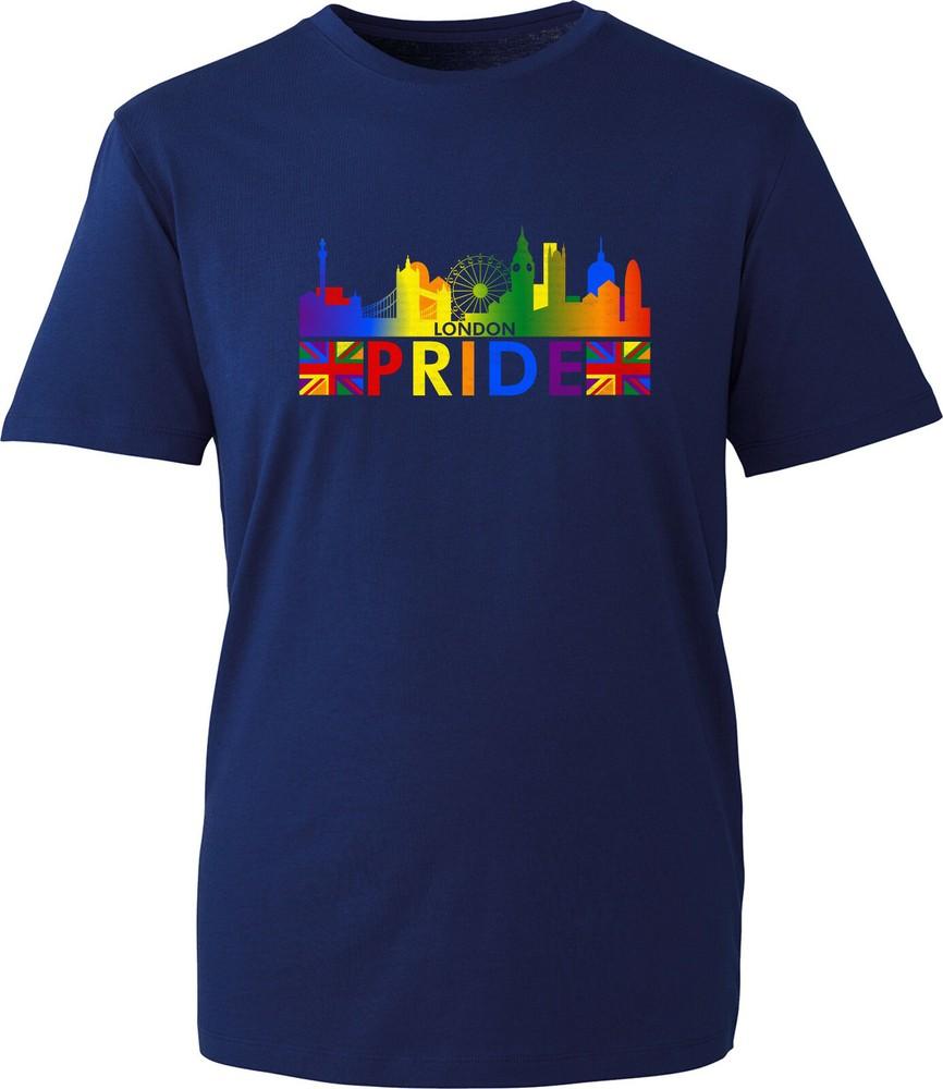 London Lgbt Pride Rainbow Uk Flag TShirt Lgbtq Community Lesbian Gay Tee Top