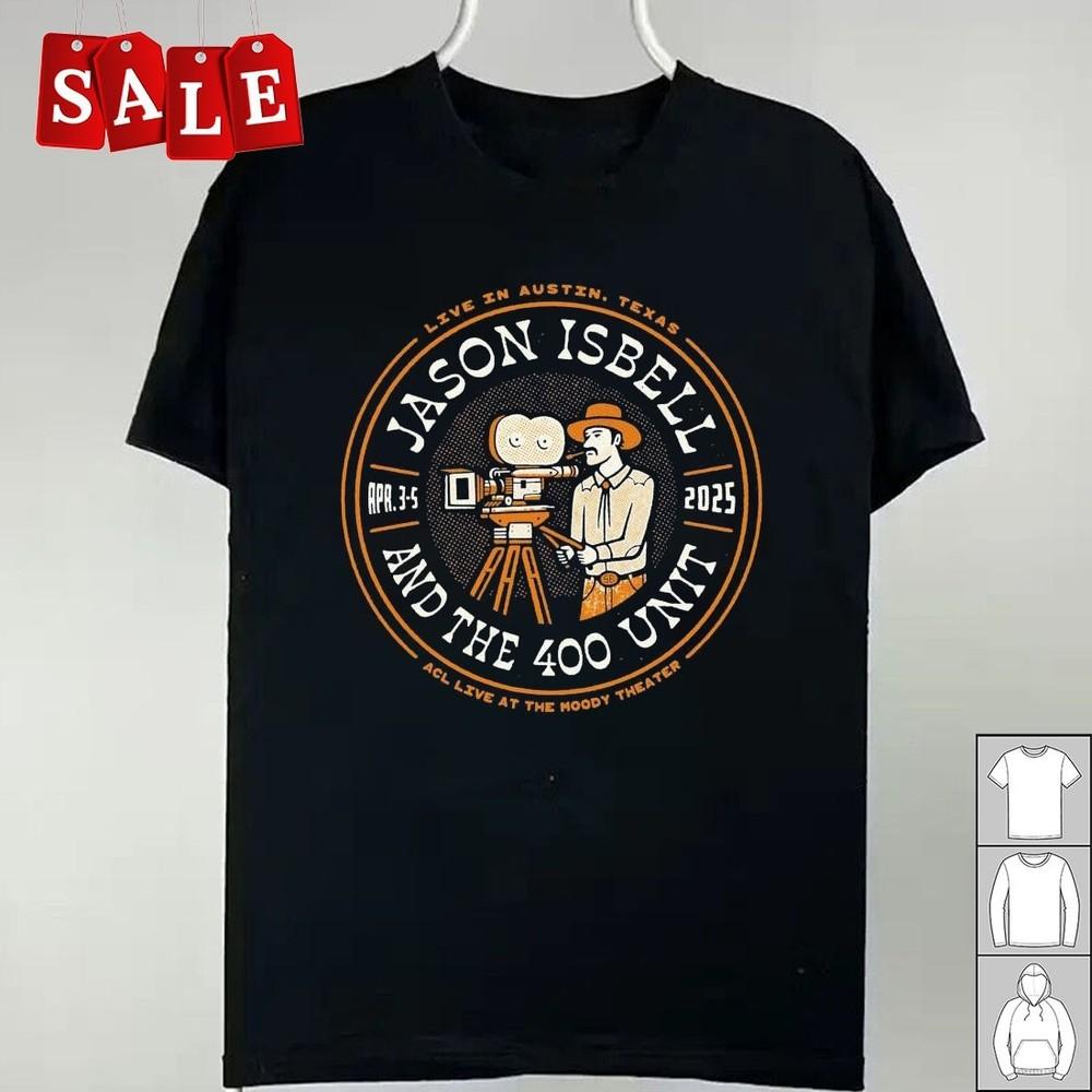 New Jason Isbell and the 400 Unit Gift For Fans Unisex S5XL Shirt SS530 Unisex T-Shirt L