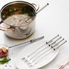 6pcs Stainless Steel Dessert Fork Great for Buffets Bakeries and Coffee Shops Lightweight Yet Multipurpose Meat Fondue Fork