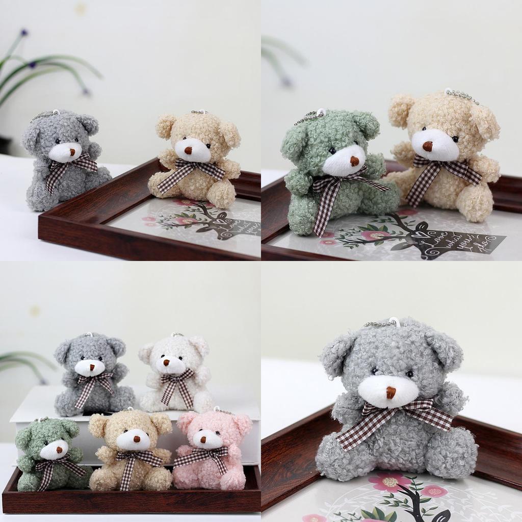 Adorable Mini Teddy Bear Plush Toy Cute Small Bear Doll Soft Pp Cotton