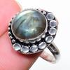 Labradorite Gemstone 925 Silver Jewelry Ring 10