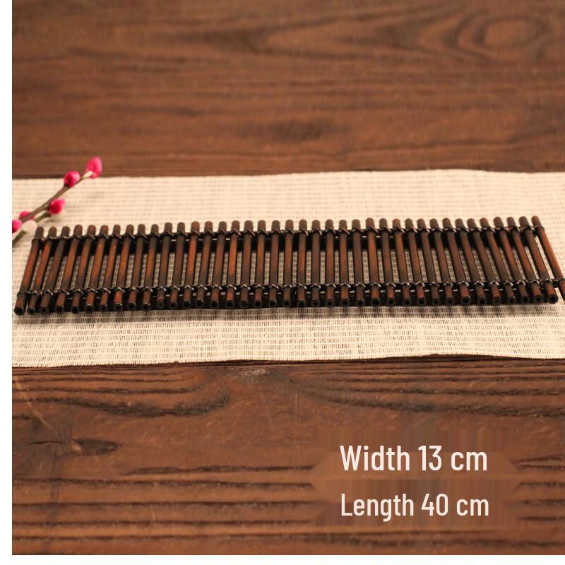 Handwoven Purple Bamboo Tea Mat