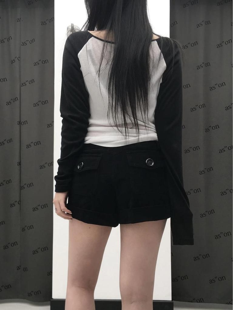 Koreanischer Stil Tencel-Stoff Colorblock Raglanärmel Langarm Damen-T-Shirt