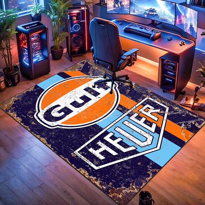 McLaren Gulf Heritage Carpet Suitable for All Seasons Home Decor Room Doormat Protective Pad