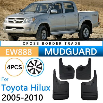 4PCS błotniki samochodowe do Toyota Hilux 2005 2006 2007 2008 2009 2010 Auto przednie tylne koła błotniki ...