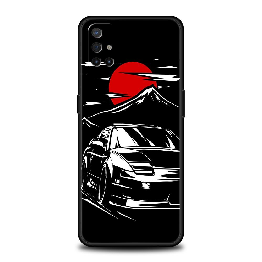 

Япония JDM спортивные автомобили мужской чехол для телефона OnePlus Nord CE 2 9 8 7 7T 10 Pro 9RT 9R 8T Nord N100 N200 N10 5G мягкий черный чехол Nord CE 5G