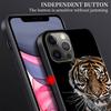 Phone Case for Apple iPhone 14 15 11 12 13 Pro Max XR X 7 8 Plus XS Black Soft Cover SE 2020 Coque Lion Tiger Animal Bumper