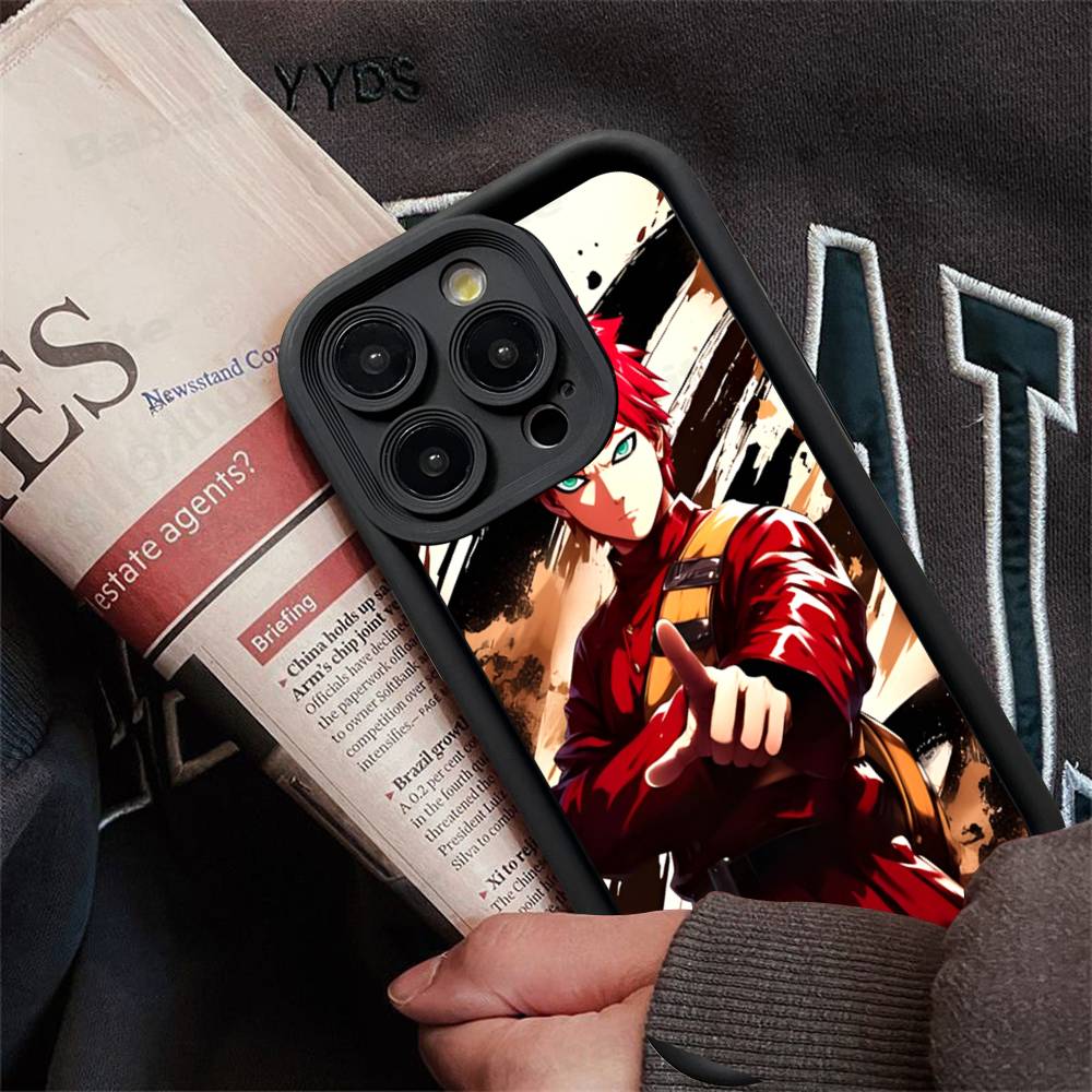 Anime Cartoon G-Gaara Phone Case For IPhone 17 16 15 14 13 12 11 Pro Max Anti Drop Soft Cover