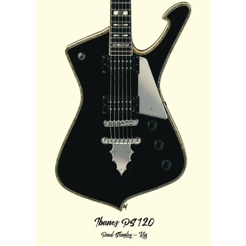 Famous Guitars Used By Famous Bands and Singers Music Posters Prints Canvas Printing Wall Art Picture for Living Room Home Decor