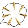 Chic Necklace for Black-Panther Cosplay Pendant Necklace Halloween Party Long Tooth Pendant Necklace Men Jewelry Gift