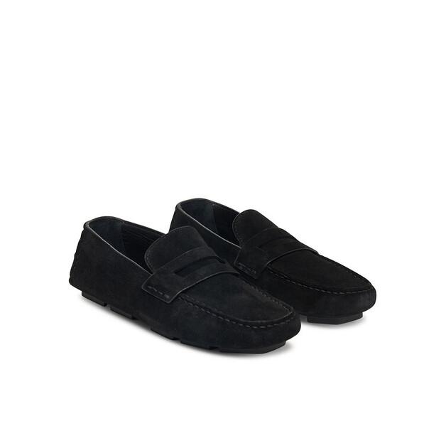 Calvin Klein Square Driver Suede Moccasins