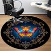1pc Butterfly Mandala Chair Carpet for Office, Soft Flannel Throw Mat, Perfect for Office,Holiday Party Decoration Choice yy251113137