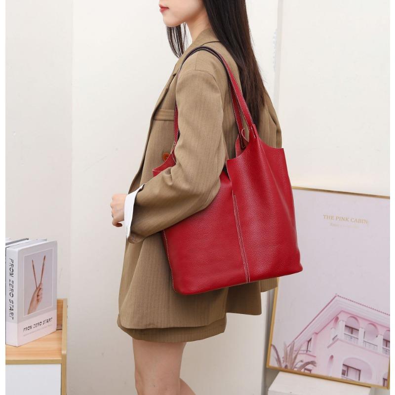 Large Bag Soft Leather Fashion Shoulder Messenger Handbag