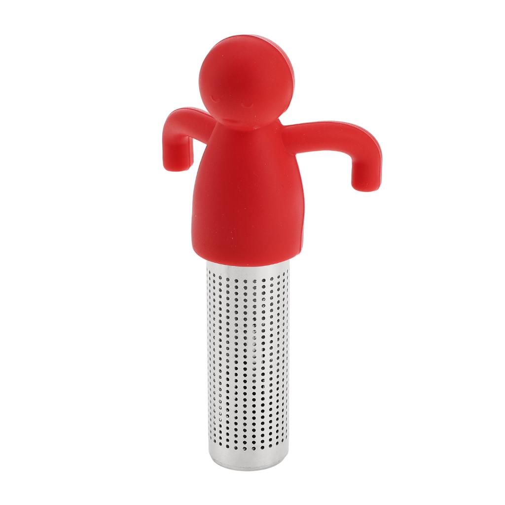 Silicone tea maker creative humanoid tea leak tea filter household tea tea compartment filter tea set accessories