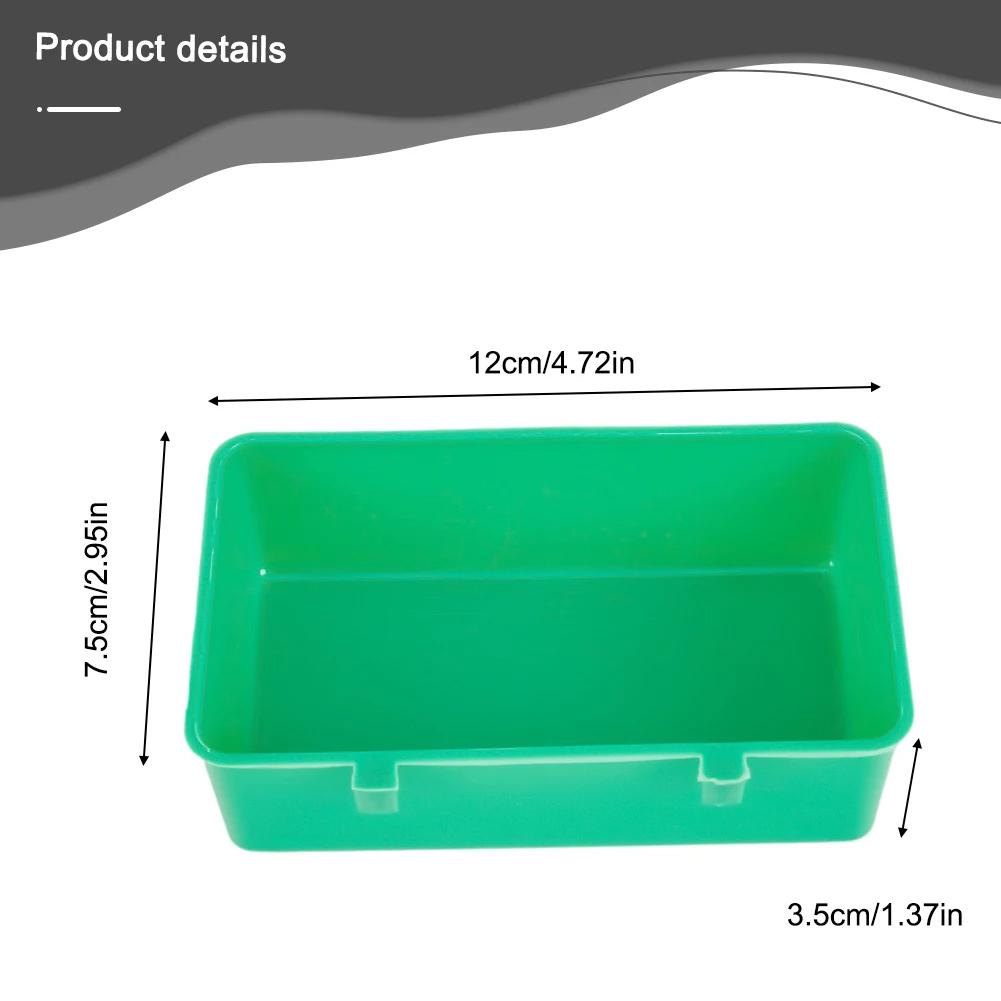 Multifunction Green Food Tray Bird Water Bath Tub Pet Bird Bowl Parrots Parakeet Birdbath Cage Hanging Wash Shower Box