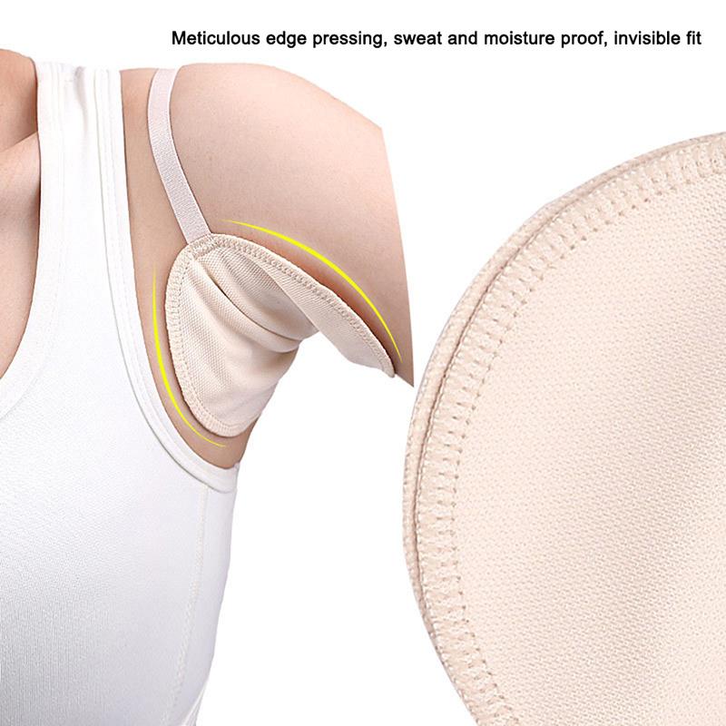 1Pairs Sweat Armpit Pads Soft Washable Invisible Cushion Reusable For Outdoor Protector Clothing From Stains/Wetness/Odor