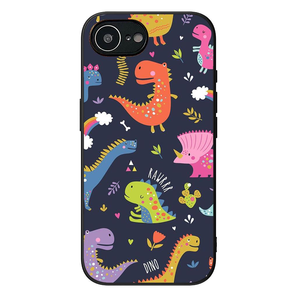 Soft Cover for Xiaomi Redmi 15 9A 9C NFC 7A 9T Note 9 8 7 8T 15c A5 4G 5G Coque Phone Case Cartoon Dinosaurs