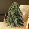 Pure PE Simulation Noble Fir Tree Desktop Ornament for High-End Restaurant and Hotel Christmas Decorations