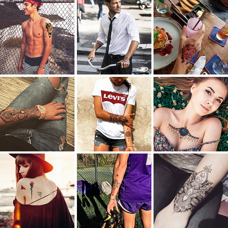 Professional Chinese Tattoo Factory Create Your Own Temporary Tattoo