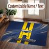 Custom Rug North Queensland Cowboys Pattern Print Name Text Soft Non‑Slip Floor Carpet for Home Indoor Decoration