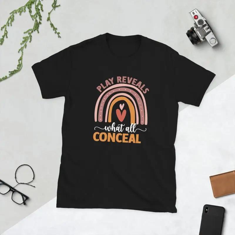 Funny Play Therapist Therapy Therapists T Shirt S разноцветный