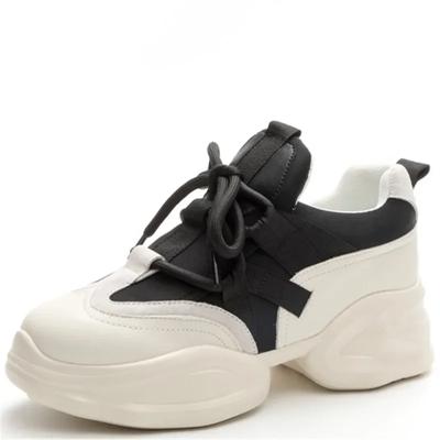 Genuine Leather Platform Sneakers Women's Sports Shoes Woman Flats Luxury Shoes Women Casual Female Sneakers Woman Tennis Female