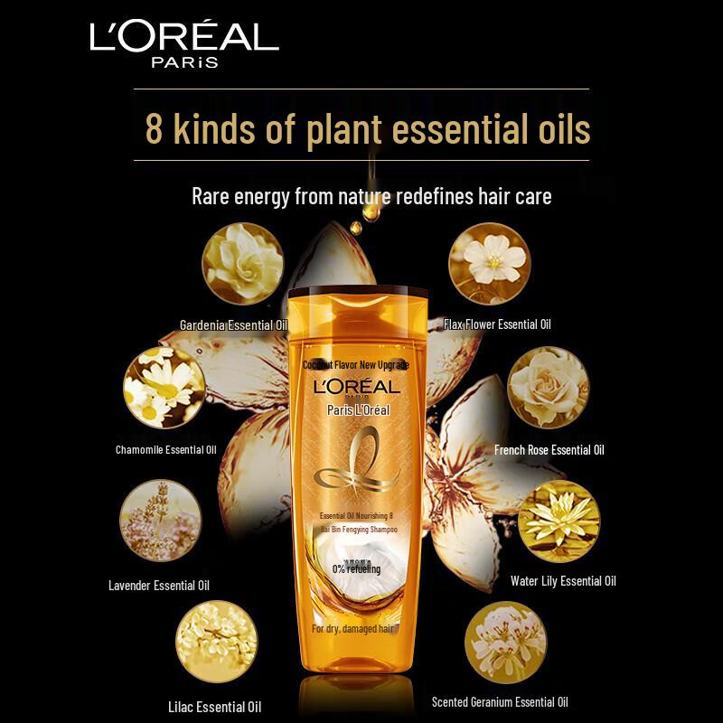 L'Oreal Extraordinary Oil Nourishing Volumizing Shampoo Set