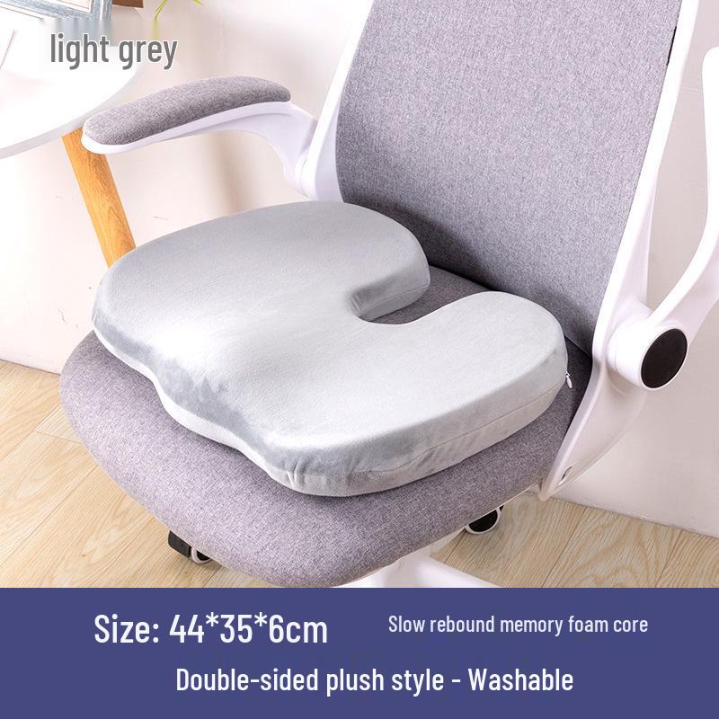Thickened Memory Foam Seat Cushion for Long Sitting – Ideal for Students, Office Chairs, Dining Chairs, and Hip Protection.
