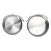 Outdoor Stainless Steel Bowl Portable Mini Camping Bowl with Foldable Handle for Camping Cookware Mess Kit