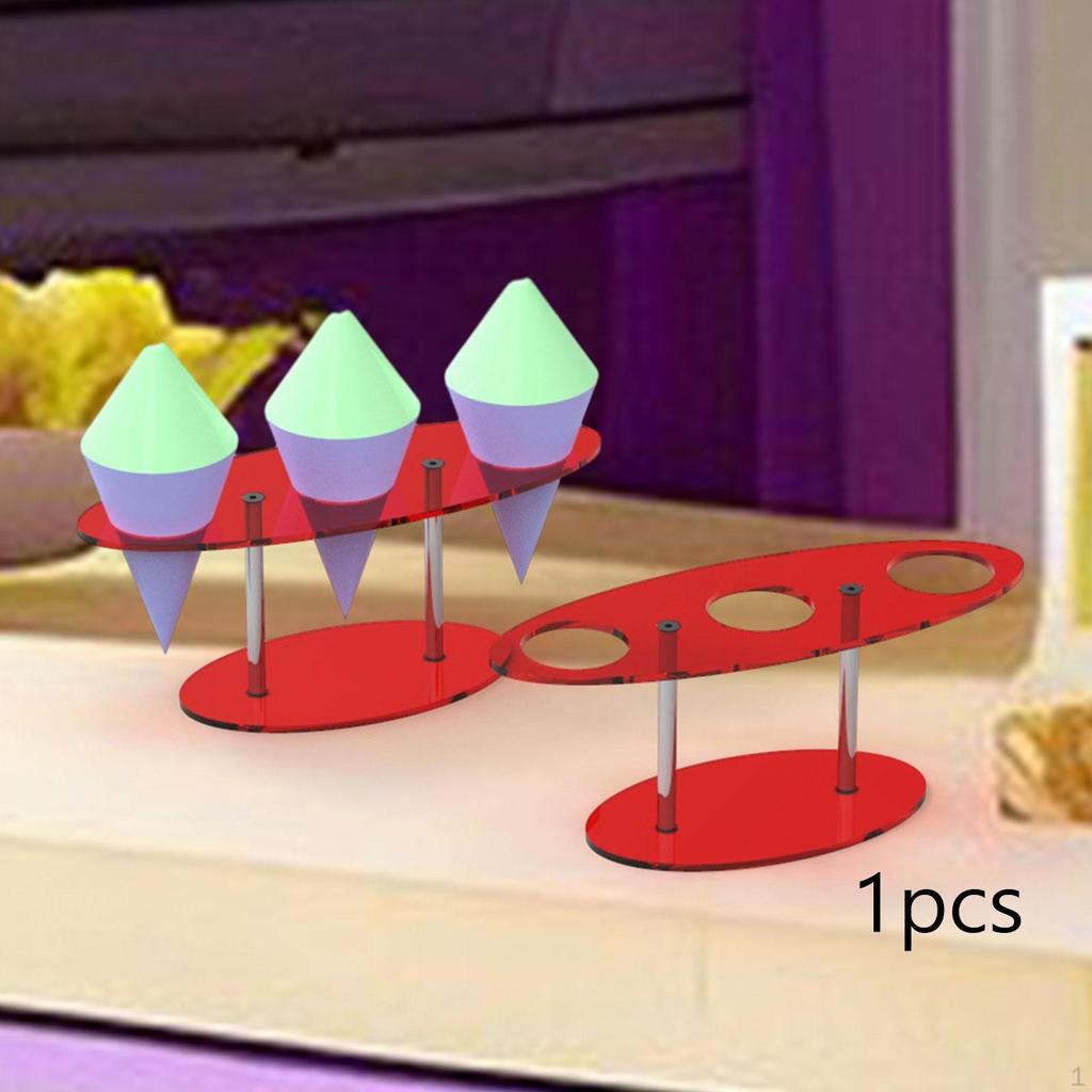 Cone Holder Waffle Decorative Rack Sushi Hand Roll Stand for Birthday