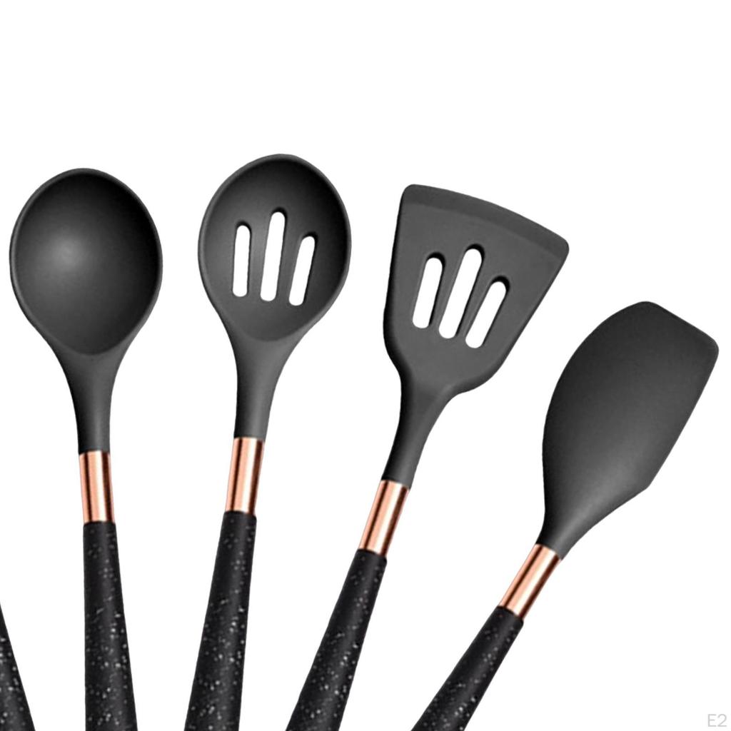 9-delars köksredskap set, Värmetålig köksutrustning, Pensel för bakning, blandning, kastruller och stekpannor