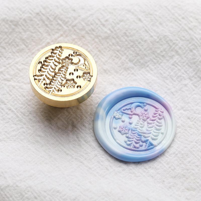 Retro Wachssiegelstempel Frühlingsblumen Sakura Siegelstempelkopf für Hochzeitseinladung Geschenkverpackung Karten Umschlag Scrapbooking