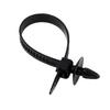 New Useful 2018 High Quality Cable Ties 30pcs Push Retainer Self-Locking Strap Ties Zip 14cm Black For Car Mount