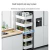 Zhaiwanjia 5-Tier ABS Storage Rolling Cart